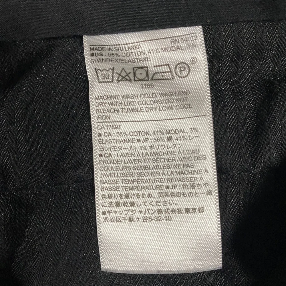 Banana Republic Aiden Chinos Mens 33x34 Navy Blue Slim Stretch Pants 359300-01
